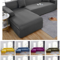 Corner Adjustable Sofa Cover Slipcover for Living Room Home L Shape 1/2/3/4 Seater Couch Cover Lovesat Covers