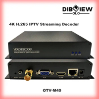 M40 UHD 4K H265 H264 IP To HDMI Facebook Youtube RTMP RTSP HTTP UDP M3u8 HLS Live Media Streaming Video Streaming IPTV Decoder