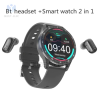 X7 Smart Watch TWS 2In1 Wireless Bluetooth Dual Headset Call Smartwatch with Blood Oxygen Sleep Monitor for iPhone Android