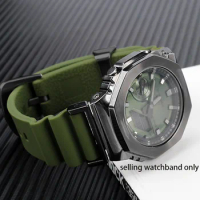 16mm silicone wristband for CASIO G-Shock watch strap GM-2100 GA-2100 GA2110 Series Modified Silicone Wristband Bracelet chain