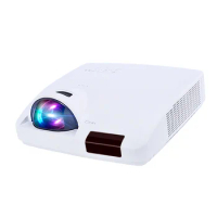 7Years OEM Byintek C600WST Outdoor Advertising Interactive High Lumens Projector Overhead Short Throw Building Mapping Projector