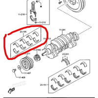 Metal Jalan Ford Everest Ranger 2.5 cc TDI TDCI Mazda BT50 Genuine Ford WLY611SE0 METAL SET CONN.ROD