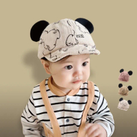 【ZOII 佐壹】米老鼠嬰兒棒球帽(米老鼠 老帽 防曬帽 兒童棒球帽 童裝 帽子 幼兒 棒球帽 兒童帽子 #110041)