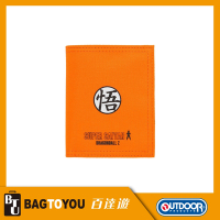 【OUTDOOR】DRAGON BALL聯名款-七龍珠對折短夾-橘色 ODDB22A06OG