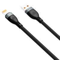 AIVR K375R-2I USB 轉 LIGHTNING 5A 快速充電線 2M 黑色 (V009)
