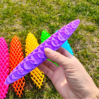 Morphing Worm Fidget Toy Decompression Elastic Net Pressing Stress Relief Worm Toys Plastic Squishy Fidget Funny Gift