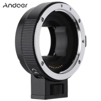 Andoer EF-NEXII Adapter Ring for Canon EF EF-S Lens to Sony NEX E Mount 3/3N/5N/5R/7/A7/A7R/A7S/A5000/A5100/A6000 Full Frame