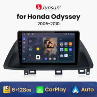 Junsun V1 AI Voice Wireless CarPlay Android Auto Radio for Honda Odyssey 2005-2010 4G Car Multimedia GPS 2din autoradio