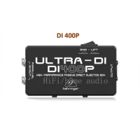 BEHRINGER DI400P signal converter, Ultra-DI/passive DI box, effects,Professional and multi-purpose direct injection box