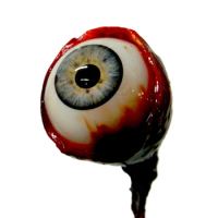KX4B Bloody Eyeballs Halloween Decor Halloween Realistic Eyeball Artificial Eyeball