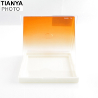 Tianya天涯80橘漸層橘漸變橘SOFT減光鏡T80OS(桔橘色-透明;方形83x100mm;相容法國Cokin高堅P)方型ND減光鏡ND濾鏡片漸層減光鏡