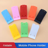 Plastic Foldable Holder Stand Cell Phone Holder Universal Portable Desktop Mobile Phone Holders Multi-Angle Adjustable Stand