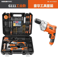 五金工具 手動轉 奈爾匯家用手電鑽220v有線插電手槍鑽多功能diy電轉套裝小型電鑽