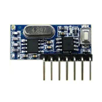 Set of 5pcs RX480-E 433mhz Super Heterodyne Receiver Module Board 1527 2262 Chip New Dropship