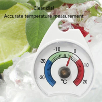 Mini Refrigerator Thermometer Digital Hook Thermometers with Red for Home Kitchen Shopping Mall Freezer Fridge