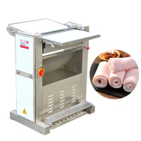 Automatic Fresh Pork Peeling Machine To Grease Skin Separator To Pig Skin Maker Fresh Pork Skin Spli