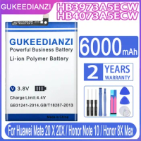 GUKEEDIANZI Battery HB3973A5ECW HB4073A5ECW 6000mAh For Huawei Mate 20 X 20X / Honor Note 10 / Honor 8X Max Mate20X Note10 8XMax