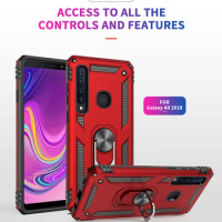 Military Grade Drop Proof Protection Cover With Kickstand For Samsung Galaxy A6 A7 A8 A6 Plus A8 Plus A9 2018 Case