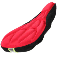 Dirt Bikes Horse Saddle Pad Bicycles Bike Accessories Bike Seat Cushion Cycle Cover Gel Cushion Cover Bicycle Seat Red