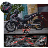 Mẫu Tem Rời Winner V1 Rs - Màu Xám Đỏ Đen - Chất Liệu Decal 3 Lớp