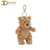 JELLYCAT BARTHOLOMEW BEAR BAG CHARM 100% ORIGINAL