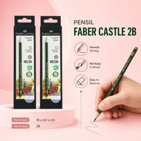 PENSIL FABER CASTELL 2B (PACK) / PENSIL FABER CASTELL / PENSILKAYU 2B