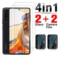4in1 Protective Glass For Xiaomi Mi 11T Pro 5G Camera Screen Protector For Xiaomi 10T Pro mi11tpro Xiomi 10 11 T Tempered Glass