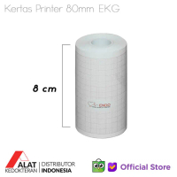 Kertas EKG ECG 3 Channel Lebar 8cm Lokal