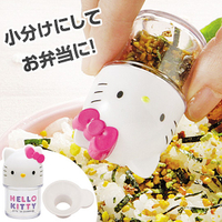 小禮堂 Hello Kitty 迷你造型塑膠調味罐 香鬆罐 隨身調味瓶 (白 大臉) 4973307-113444