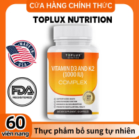 Vitamin D3 1000IU K2 MK7 Cho Trẻ Em Tuổi Phát Triển Chiều Cao 60 Viên