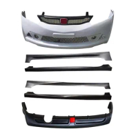 Hot sale Car bumper for civic FD 2 RR Style Front bumper Side skirts Rear lip Auto parts For Ho nda Civic 2005-2011 ABS material