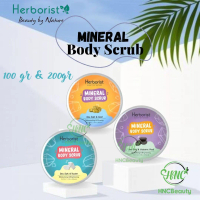 HERBORIST Mineral Body Scrub 100gr/200gr - Sea Salt & Kaolin / Sea Salt & Gold / Sea Salt & Mud Keri
