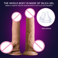 Reality Big Soft Dildo Sucker Penis Lesbian Sex Penis Huge Sexy Silicone Dildo Lesbian Dildo Adult Sex Toys Dildo Vagina 18