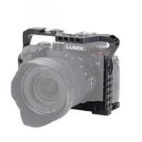 Nitze S5 Camera Cage for Panasonic Lumix S5 with Built-in NATO Rail Aluminum Alloy Video Camera Cage TP-LS5