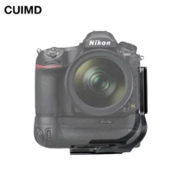D850 LBG Camera L Bracket Quick Release L Plate 1/4 Screw Arca Swiss Vertical Video Shooting for Nikon D850 DSLR Tripod Head