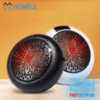 Portable Electric Heater Mini Wall Mount Fan Heating Stove Heater With Remote Control Home Warm Machine For Bedroom Living Room