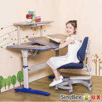 【SingBee 欣美】寬115cm 兒童桌椅組SBD-504&amp;80+168(書桌椅 兒童桌椅 兒童書桌椅)