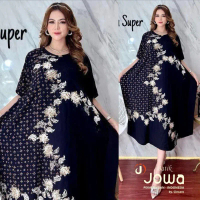 Dress Shinta - Daster Kelelawar Batik Cap Soganan Original Bahan Rayon Super Premium Grade A Busui F