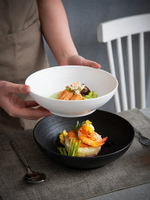 酸菜魚碗大盆碗家用北歐大號湯碗湯盆面碗螺螄粉碗陶瓷餐具深盤子