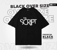 Kaos BAND THE SCRIPT Oversize Black  Cotton Combed 24s / Tshirt  Music Konser THE SCRIPT ori Murah /