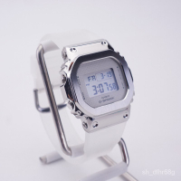 卡西歐金屬小方塊銀塊玫瑰金SMFK同款手錶女GM-5600SK GM-S5600PG 1NPw
