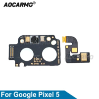 Aocarmo For Google Pixel 5 Induction Sensor Flash Light Sensor Top Noise Reduction Microphone Flex Cable Repair Replacement Part