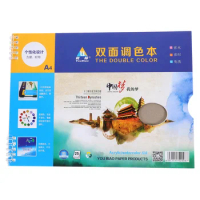 Special Gouache Double-sided Acrylic Oil Paint Palette for Students Washable Cardboard Practical Pigment Trays Mixing Paper