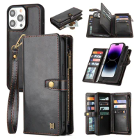 Megshi Wallet Pu Leather Filp Phone Case Cover For Apple Iphone 15 14 Plus 13 12 11 Pro Xs Max X Xr Bag Cases