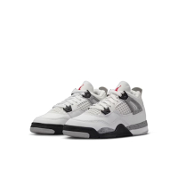Nike Air Jordan 4 Retro White Cement PS 白水泥 休閒鞋 中童鞋 IB4388-100