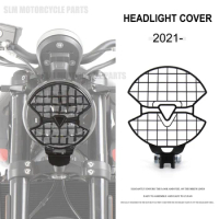 2021 2022 NEW Motorcycle Accessories For Trident 660 For TRIDENT660 For trident660 Black Front Headlight Grille Cover Protector