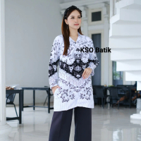 SERAGAM GURU / TUNIK PGRI / BAJU BATIK PGRI LAPIS FURING / MOTIF GUNUNG JATI