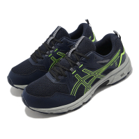 Asics 慢跑鞋 GEL-Venture 8 4E 超寬楦 男鞋 亞瑟士 野跑鞋 戶外活動 避震緩衝 藍 綠 1011A826406