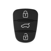 3 Button Remote Key Fob Case Rubber Pad For Hyundai I10 I20 I30 IX35 for Kia K2 K5 Rio Sportage Flip Key