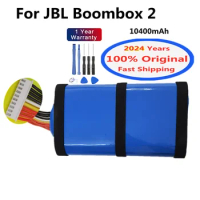 2024 Years 10400mAh Original Speaker Battery For JBL Boombox 2 Boombox2 Loudspeaker Player Battery Replacement Bateria + Tools